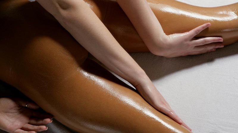 Sensuele hamstringmassage